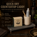 Quick-Dry Stone Countertop Caddy